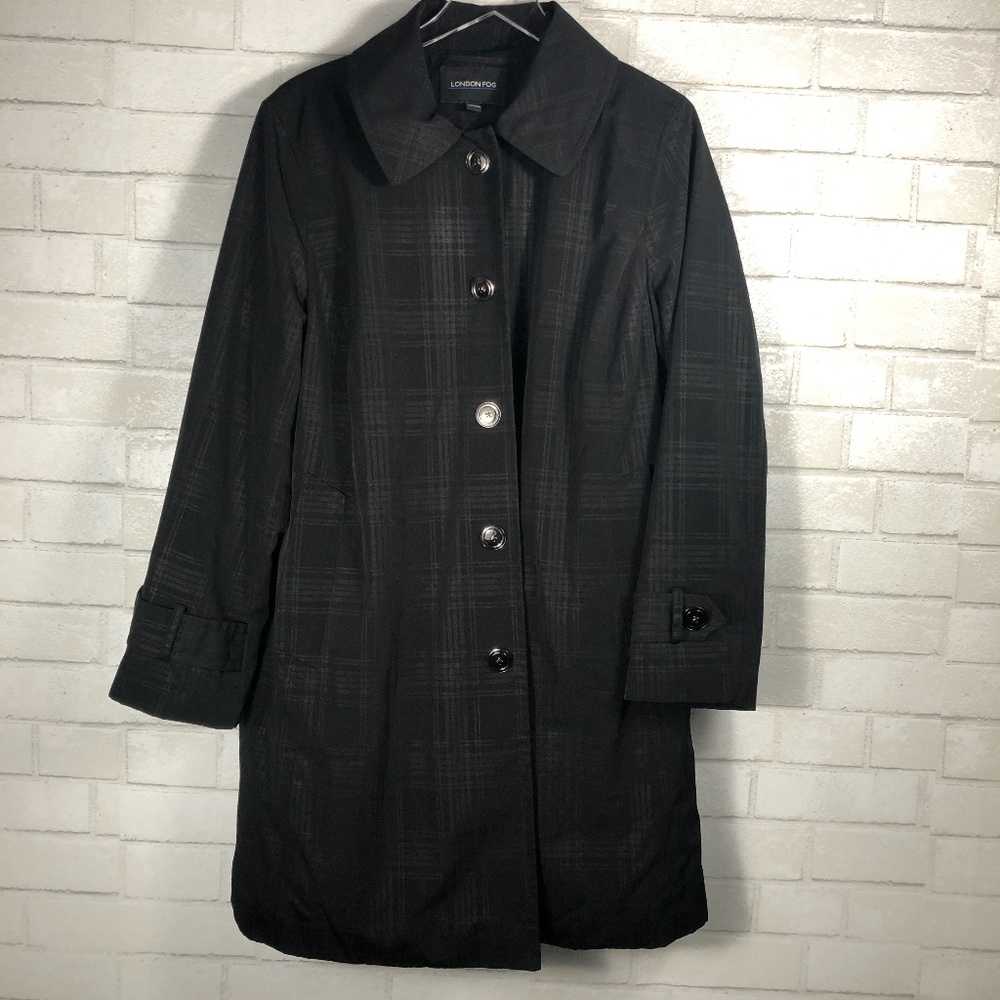 London Fog All Weather Rain Jacket Trench Coat